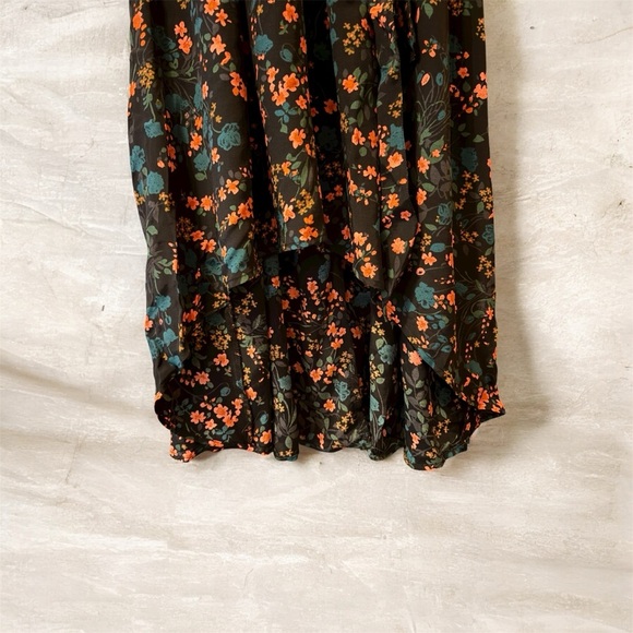 Floral Black Dress - Picture 3 of 4